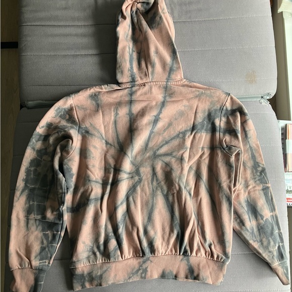 H&M Tie-Dye Hoodie - Pink and Gray - Picture 2 of 3